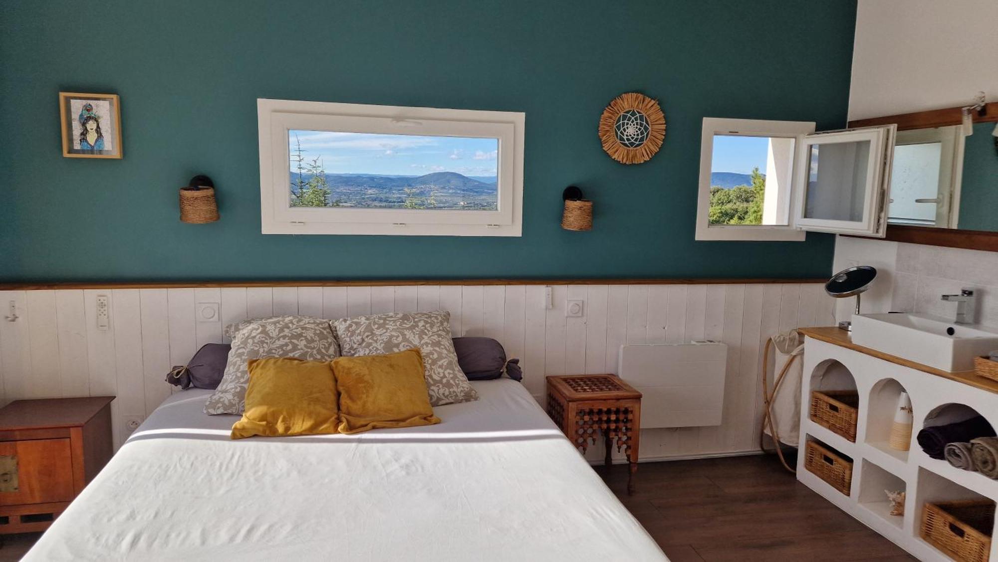 Reve D'escapade Avec Vue Sublime Sur Les Cevennes Ardechoises Accommodatie bij particulieren