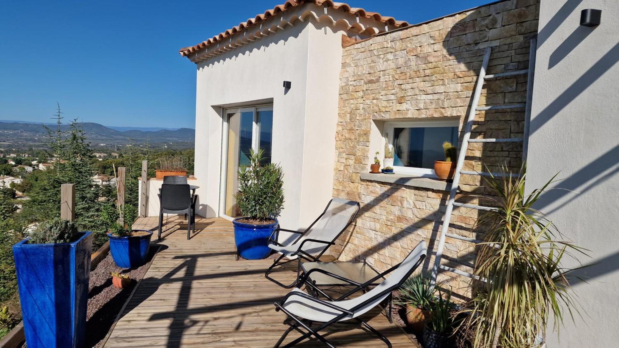 Séjour chez l'habitant Reve D'escapade Avec Vue Sublime Sur Les Cevennes Ardechoises